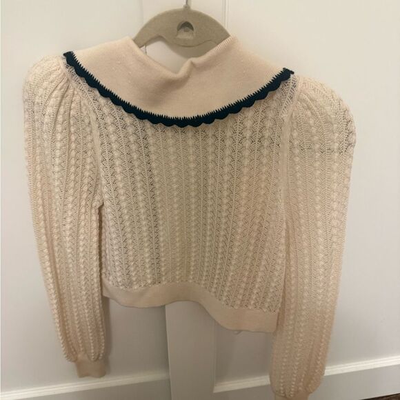 alice + olivia crochet button cardigan, size XS - Picture 4 of 4